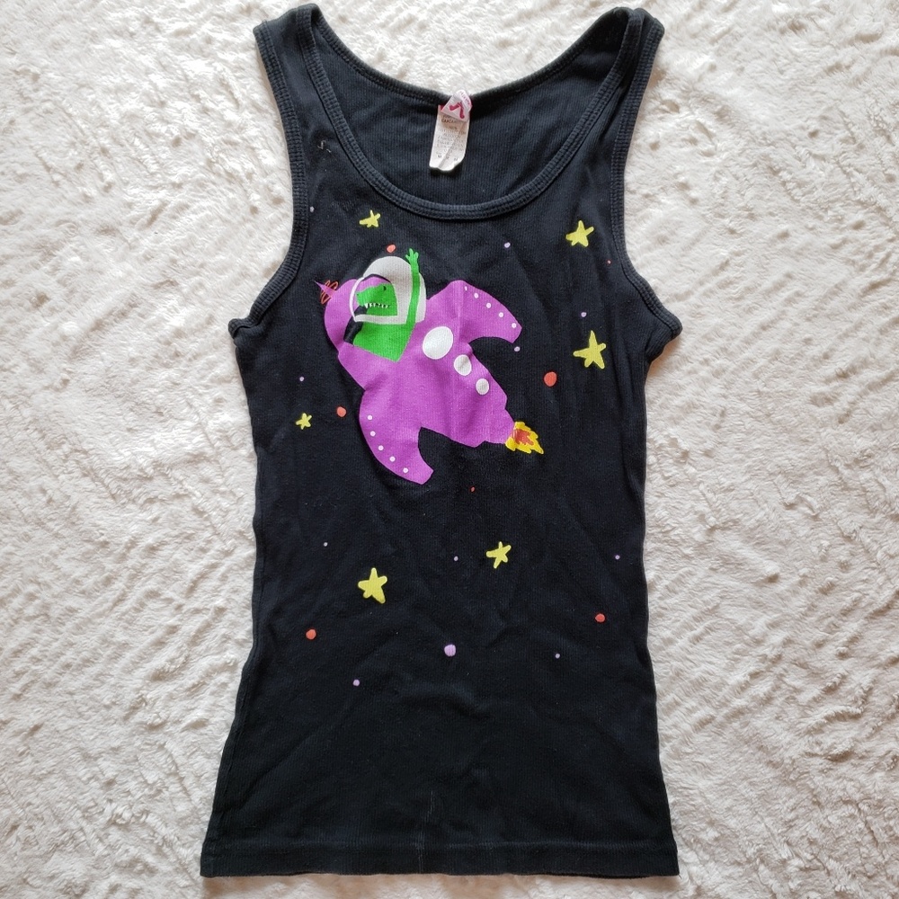Space Dinosaur Tank Top